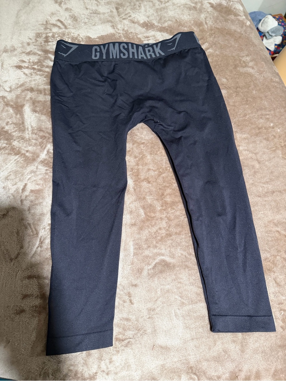 Gymshark Black Logo Waistband Leggings